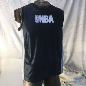 NBA Black 90s Men's Basketball Jersey Pull-On Sportswear Track Tank Sz L New